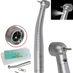 1-10 KaV Style Dental Fiber Optic High Speed Handpiece 6Hole LED Coupler /Rotor