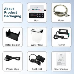 Dental Brushless LED Electric Motor fit 1:1 /1:5 /16:1 For Lab Practice UPS