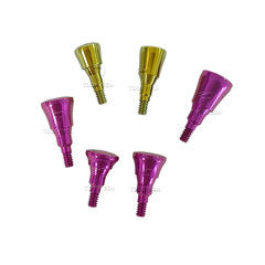 6pcs Dental Titanium Healing Abutment fits to Megagen Blue diamond NC/RC