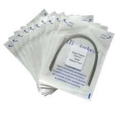 Dental Orthodontic Arch Wire Niti Super Elastic Round/Rectangular Natural Nature
