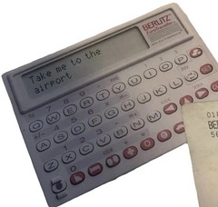 Berlitz EuroTraveller Interpreter PH510 Selectronics 1990 Needs batteries