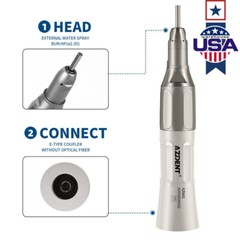 NSK Style Dental Slow Low Speed Handpiece Straight Contra Angle Air Motor 4/2H