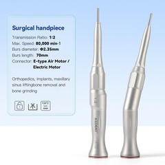 Dental Brushless LED Electric Micro Motor 1:1/1:2 20° Saw Surgical Handpiece