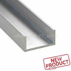 Aluminum Channel 1/2″ Leg x 2″ Base Width x 1-3/4″ Inside x 1/8″ Thick x 8 Feet