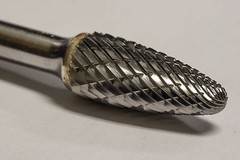 SF4D Tree Shape Tungsten Carbide Burr Bur Cutting Tool Die Grinder Bit 1/4″ NEW