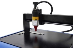 Electric Metal Marking Machine 110V 400W Dot Peen 7.87×11.81in Engraving Machine