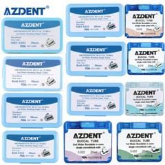 AZDENT Dental Orthodontic Buccal Tubes 1st 2nd Molar Tube Roth MBT 022 Bondable