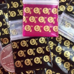BaggiesSince1987 – 1010 ZipSeal Bags METALLIC P 25Design Mixed 1000, 👀Details🔽