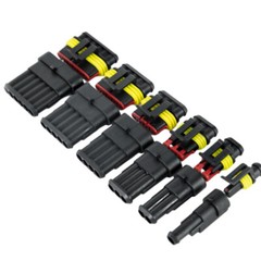 Automotive Waterproof Connector Kit AMP 1/2/3/4/5/6 Way Pin Superseal Electrical