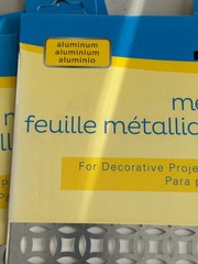 NOS 3-pack lot MD 12″ X 24″ Elliptical Craft perforated Metal decorative sheet