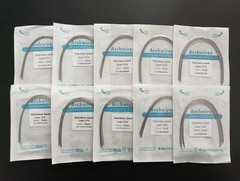 Dental Orthodontic Stainless Steel Wire Round/Rectangular Arch Wires Ovoid