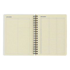 Delfonics Rollbahn Spiral Free Diary 365: 5-1/2 in. x 7 in. (Yellow) *B6 noteboo