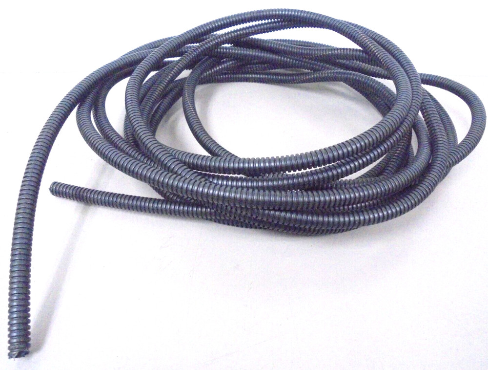 1/4-in x 20-ft Black Convoluted Poly Split Wiring Loom Cable Sleeving Tubing USA