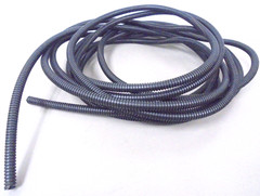 1/4-in x 20-ft Black Convoluted Poly Split Wiring Loom Cable Sleeving Tubing USA
