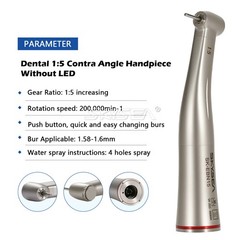 SKYSEA Dental Electric Handpiece 1:5 Increasing Contra Angle Internal Four Spray
