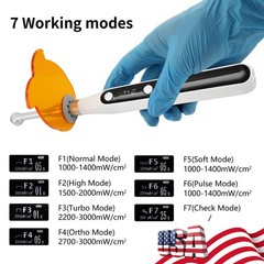 Dental 1:1 Contra Angle LED Fiber Optic Handpiece NSK Style USA