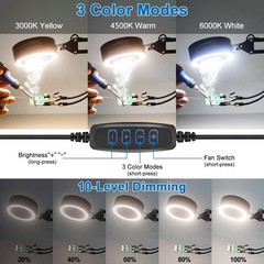 3-in-1 Solder Fume Extractor Smoke Absorber Fan LED Lamp with 2 Helping Hand ESD