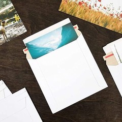 25-1000pcs 6.5 x 4.5 White RIGID PHOTO SHIPPING FLATS CARDBOARD ENVELOPE MAILERS