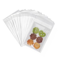 200ct Square Clear Cello Bags 5” x 5” (12.7 x 12.7cm) Self Seal – 1.4 Mil E…