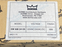 Dorma EM 504 24120 Electromagnetic Door Holder 689 Finish