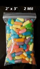 2″ x 3″ Clear Zip Seal Plastic Bags 2Mil Jewelry Pill Zipper Top Lock Baggies