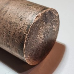 2-1/4″ x 16″ Copper Round Bar Stock New Old Stock as Shown Weight of 20.50 Lbs.
