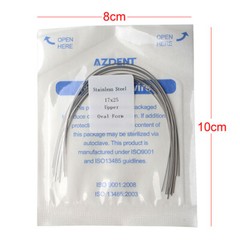 AZDENT Dental Stainless Steel Rectangular Arch Wires Nature Form / Oval Form