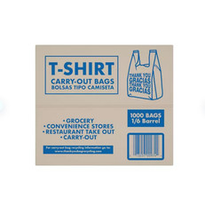 New T-Shirt Carry-Out Bags, 11.5″ x 6.5″ x 22″ (1,000 ct.)Great Price