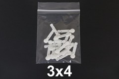 Clear Reclosable Zip Top Lock Bags | 2×2, 2×3, 3×4 2mil | Free Shipping