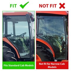 Left Side Cab Glass Door For Kubota M8540 M5040 M9540 M6040 M7040 #3C581-70774