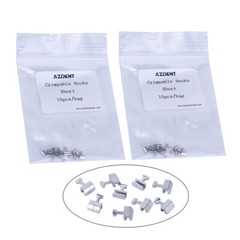 10PCS/Pack AZDENT Dental Orthodontic Short Type Crimpable Hook for Arch Wire