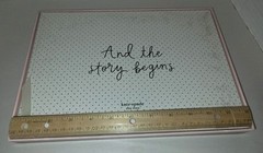 Kate Spade Wedding Guest Book Bridal Lined Pages Note Cards Envelopes Seals