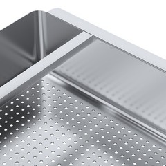 Stainles Steel Scrap Basket 20 in. x 20 in. x 5 in. For Commercial Sinks