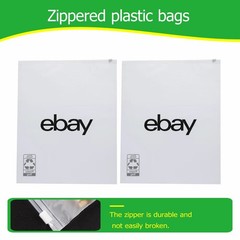 50 – 400 pcs 12″x15″ Frosted Zipper Clothing Bag Polyjacket/Polymailer UL