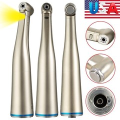 Dental Contra Angle Handpiece 1:1 LED Fiber Optic Low Speed φ2.35mm NSK Style