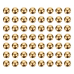 100pcs Precision Solid Brass Bearing Balls 10mm Industrial Brass Ball Spheres
