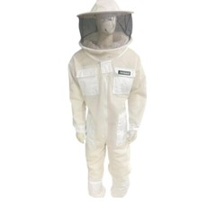 Pro’s Choice premium Ventilated Beekeeping Full SUIT + GLOVES Size; M Thread(R)