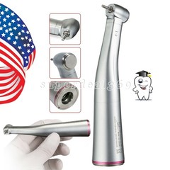 Dental Fiber Optic LED Contra Angle Handpiece 20:1 1:1 1:5 1:4.2 45° Fit for NSK