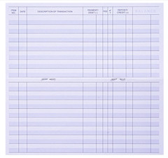 24 PCS Check Registers for Personal Checkbook Easy to Read Transaction Ledgers