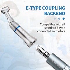 10Pack Dental Low Slow Speed Handpiece Contra Angle Push Button E-Type 4 Holes