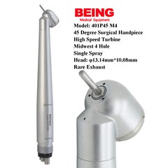 COXO High Speed Surgical Handpiece 45° LED Dental Turbine NSK Kavo Coupler 4 6