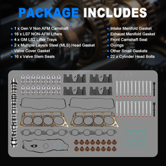 N.o.n-A.F.M DOD Conversion Kit w/Camshaft LS7 Lifter for 14-21 Silverado 5.3 L83