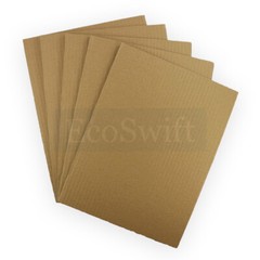 200 6×9 EcoSwift Corrugated Cardboard Pads Filler Inserts Sheet 1/8″ Thick 6 x 9