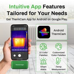 M256 Thermal Imaging Camera for Android Smartphones USB-C 256×192 IR Resolution