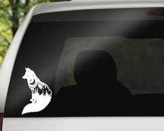 Nature Adventure Animal Car Decal Bumper Sticker for Window Laptop Tumbler, 3.8″