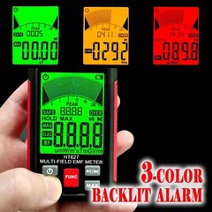 EMF Meter, 3-in-1 Electromagnetic Field Radiation Detector for EF RF MF