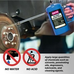 KOTA Non-Aerosol Pressure Sprayer, Refillable Bottle, 32oz Color: Red & Blue