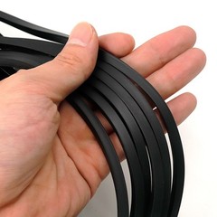 Black Nitrile Rubber NBR Solid Square Cord Gasket Oil Seal Sealing Strip