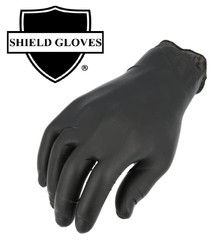 Medium 6 MIL Textured Black Nitrile Exam Powder-Free Gloves 1000 Pieces