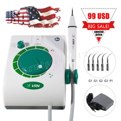Portable Dental Ultrasonic Scaler Handpiece + Tips fit Cavitron EMS WOODPECKER